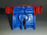 Lego Duplo Red Shirt Blue Hat and Overalls Worker 2 1/2" Tall Toy Figure 4555