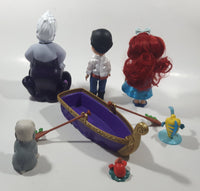 Disney Princess The Little Mermaid Characters and Row Boat Figure Set