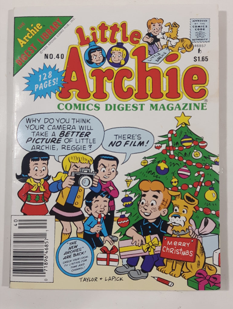 1989 The Archie Digest Library No. 40 Little Archie Magazine Comic Boo ...