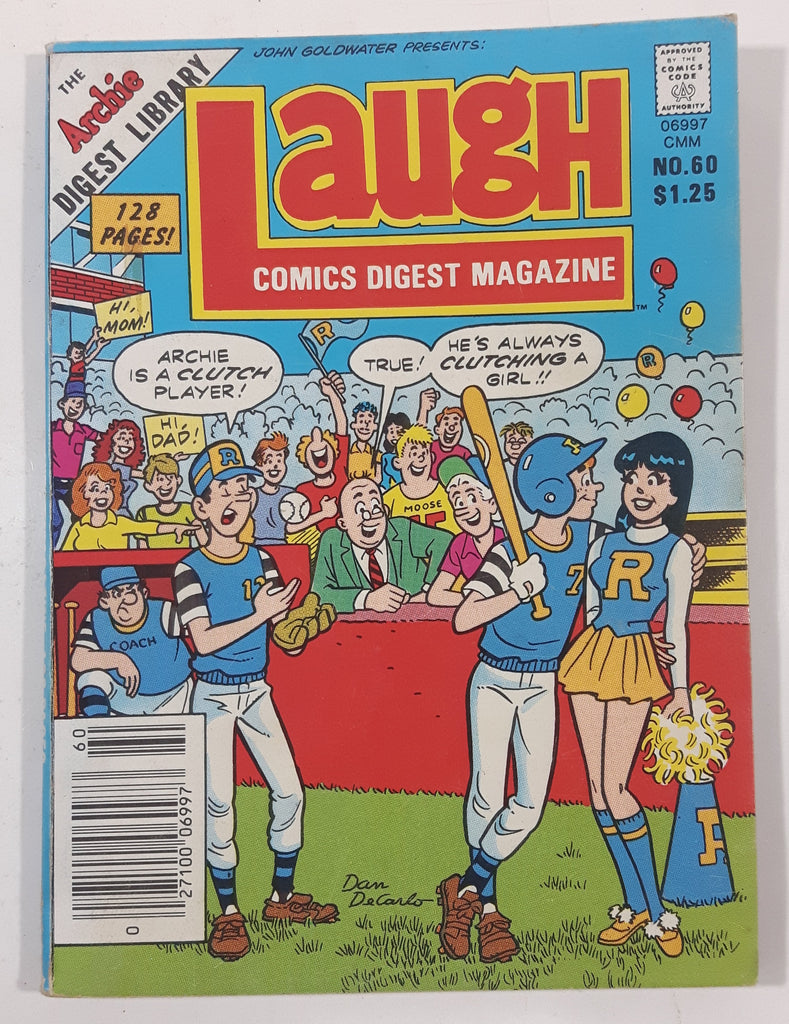 1985 The Archie Digest Library No. 60 Laugh Comics Digest Magazine Com ...