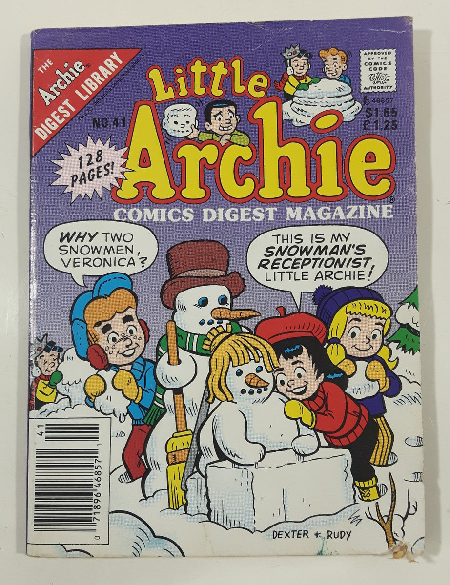 1990 The Archie Digest Library No. 71 Little Archie Magazine Comic Boo ...
