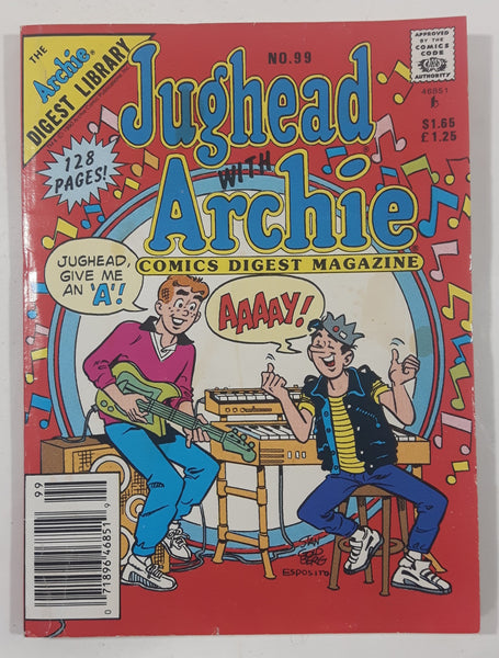 1990 The Archie Digest Library No. 99 Jughead with Archie Magazine Comic Book