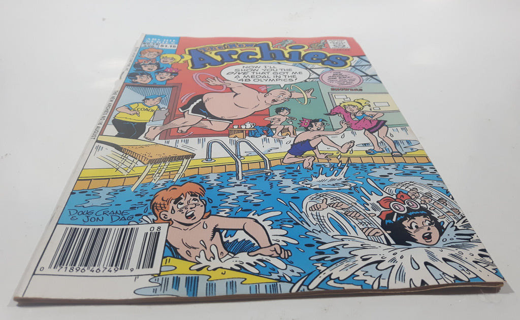 1989 Archie Series Aug. No. 16 The New Archies Comic Book – Treasure ...