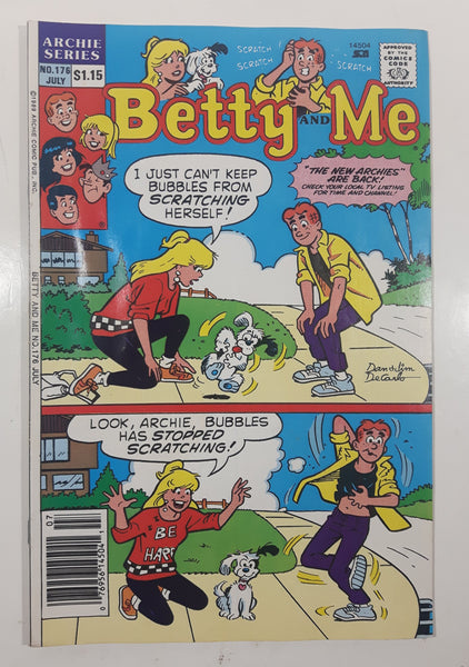 1989 Archie Series July. No. 176 Betty And Me Comic Book