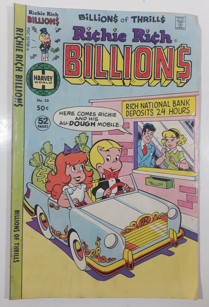 1977 Harvey World No. 20 Billions of Thrills Richie Rich Billions Comic Book