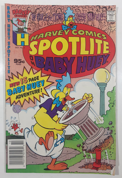 1987 Harvey Comics Oct. No. 2 Harvey Comics Spotlite On Baby Huey Comic Book