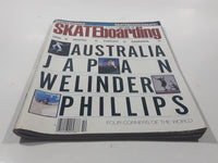 1988 October Transworld Skateboarding CDC00586 Volume 6 Number 5 Magazine Australia Japan Welinder Phillips