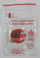 1988 Calgary Olympics Northern Telecom Official Supplier Luge Enamel Metal Lapel Pin in Original Bag