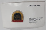 Rare Brisbane Australia World Expo 88 Sri Lanka Pavilion Ceylon Tea Enamel Metal Pin