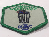 BC Girl Guides Community Service 2 1/2" x 2 1/2" Embroidered Fabric Patch Badge