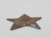 Vintage Rusted Star 1" x 1 5/8" Small Thin Metal Decoration