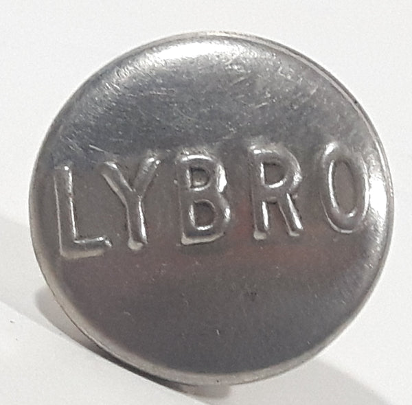 Vintage 1940s Lybro 5/8" Metal Clothing Button