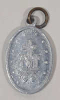 Early 20th Century Saint Catherine Labouré Miraculous Medal of Virgin Mary Rosary Pendant