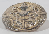 Vintage Coat of Arms Knight French 7/8" Metal Clothing Button