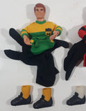 Vintage 1986 Mattel Real Men Soccer Football Player Finger Puppets Toys with Shoes