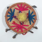 Vintage Woven Mexican Sombrero Hat 5 1/4" Wide Toy Doll Clothes