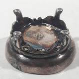 Rare Antique Barbour Bros. Co. Quadruple No. 17 Small 2" Silver Plated Claw Foot Trinket Dish
