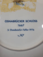 Vintage 1976 Royal Copenhagen Royal Osnabruck 1667 Osnabrucker Schloss 5. Osnabrucker Teller Blue Toned 7" Porcelain Collector Plate