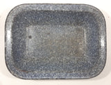 Vintage Enamel Blue Granite Speckleware 9 3/8" x 12 5/8" Baking Tray Pan