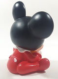 Vintage 1986 Shelcore Walt Disney Company Mickey Mouse ABC 7" Tall Squeaky Rubber Toy Figure