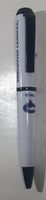 NHL Vancouver Canucks Ice Hockey Team White 5 1/2" Long Click Pen (Out of Ink)