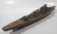 German Bismarck Battleship Gunner Warship 15" Long Model Military Ship