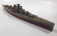 German Bismarck Battleship Gunner Warship 15" Long Model Military Ship