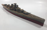 German Bismarck Battleship Gunner Warship 15" Long Model Military Ship