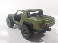 Vintage 1982 Hasbro G.I. Joe Jeep Army Green 8 1/2" Long Plastic Toy Vehicle
