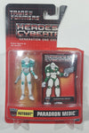 2001 Hasbro Transformers Autobot Heroes Of Cybertron Generation One Collection Paradron Medic Medical Technician 3" Tall Toy Action Figure and Card New in Package Damaged Card