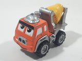 2000 Maisto Hasbro Tonka Lil Chuck & Friends Cement Mixing Truck Orange Grey Yellow Die Cast Toy Car Vehicle