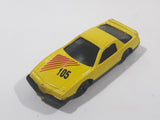 Unknown Brand 105 Yellow Die Cast Toy Car Vehicle