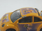 Burago Disney Goofy Volkswagen New Beetle Cup Yellow 1/43 Scale Die Cast Toy Car Vehicle
