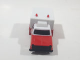 RealToy F.D. N.Y, Ambulance White and Red Die Cast Toy Car Vehicle