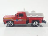 RealToy F.D. N.Y. Stepside Truck Red and White Die Cast Toy Car Vehicle