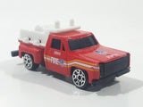 RealToy F.D. N.Y. Stepside Truck Red and White Die Cast Toy Car Vehicle