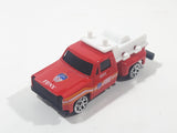 RealToy F.D. N.Y. Stepside Truck Red and White Die Cast Toy Car Vehicle