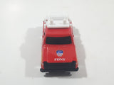 RealToy F.D. N.Y. Stepside Truck Red and White Die Cast Toy Car Vehicle