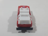 RealToy F.D. N.Y. Stepside Truck Red and White Die Cast Toy Car Vehicle