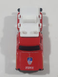 RealToy F.D. N.Y. Stepside Truck Red and White Die Cast Toy Car Vehicle