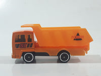 ST Power 8022 Dump Truck Orange Die Cast Toy Car Vehicle