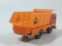 ST Power 8022 Dump Truck Orange Die Cast Toy Car Vehicle