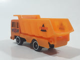 ST Power 8022 Dump Truck Orange Die Cast Toy Car Vehicle