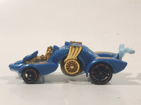 2015 Hot Wheels HW City Street Beasts Knight Draggin' Blue Die Cast Toy Car Vehicle