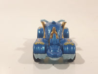 2015 Hot Wheels HW City Street Beasts Knight Draggin' Blue Die Cast Toy Car Vehicle