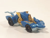2015 Hot Wheels HW City Street Beasts Knight Draggin' Blue Die Cast Toy Car Vehicle