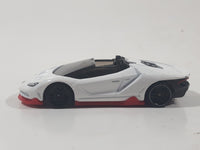 2020 Hot Wheels HW Roadsters '16 Lamborghini Centenario Roadster White Die Cast Toy Car Vehicle