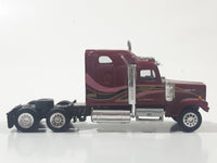 Can-Am West Abbotsford Western Star Semi Truck Maroon Red Die Cast Toy Car Vehicle