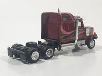 Can-Am West Abbotsford Western Star Semi Truck Maroon Red Die Cast Toy Car Vehicle