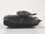 Unknown Brand Military Army Tank Camouflage Green Die Cast Toy Car Vehicle